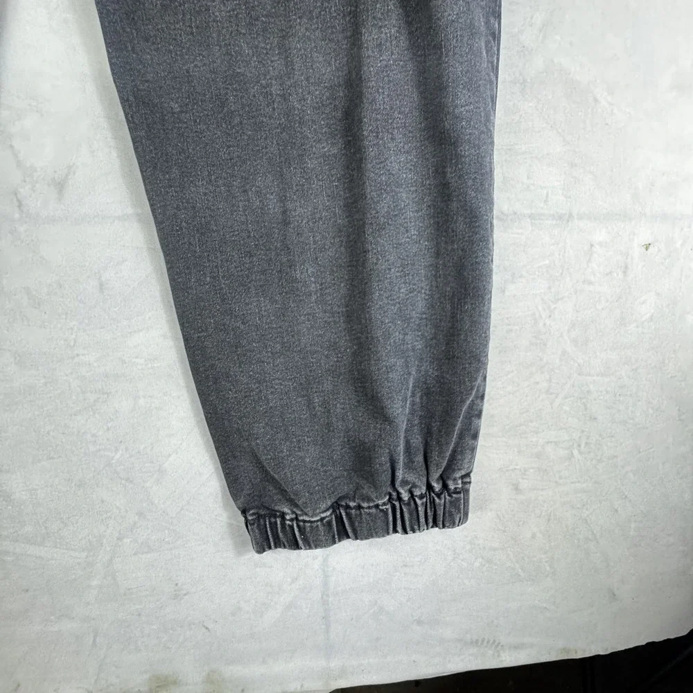 Lane Bryant Womens Boyfriend Jogger Jeans Faded Black Whisker Denim Outdoor 22